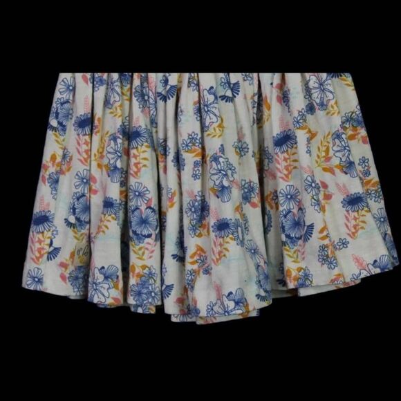 Wild Flowers Skirted Tunic Top Flutter Sleeves 2T. - Picture 3 of 6